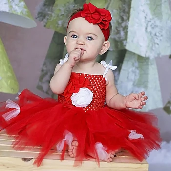 

Moeble Baby Girl Infant Birthday Dress Toddlers Baby Girl Flower Party Princess Tutu Tulle Dress Costumes Girls Dance Dresses