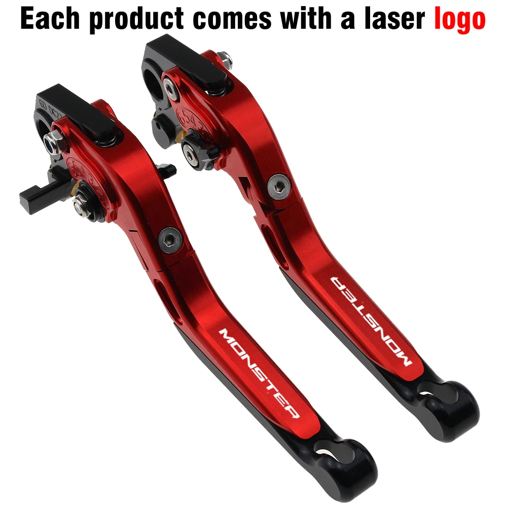 Для поездок на мотоцикле Ducati Monster 696 695 796 400 620 М 600 м 900 620 Мотоцикл с ЧПУ Регулируемая Складная Выдвижная сцепные рычаги