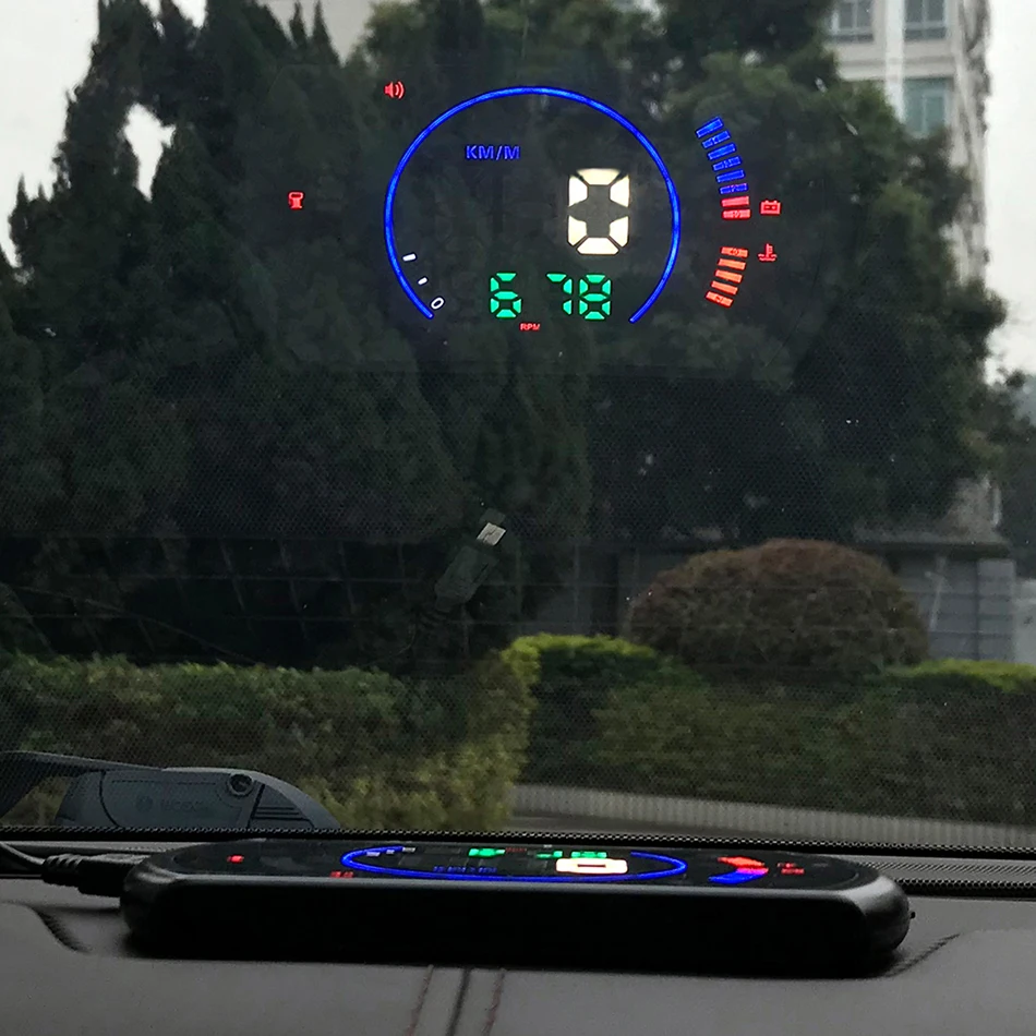 S600 Автомобильная головка OBD2 автомобильный дисплей HUD Дисплей OBD2 код неисправности диагностический инструмент ELM327 скорость воды