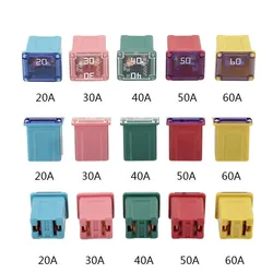 5model 10pcs small  Rectangle type LPJ  Auto fuse,Japan and USA car fuses for Honda Toyota Audi BMW VW  20A 30A 40A 50A 60A
