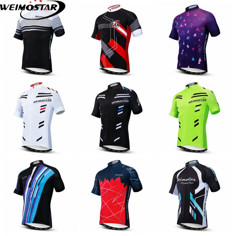 Weimostar 2019 Mens Bike Jersey Summer Short Sleeve Cycling Youth Breathable Quick Dry Bicycle Shirt Tops Wear | Спорт и развлечения