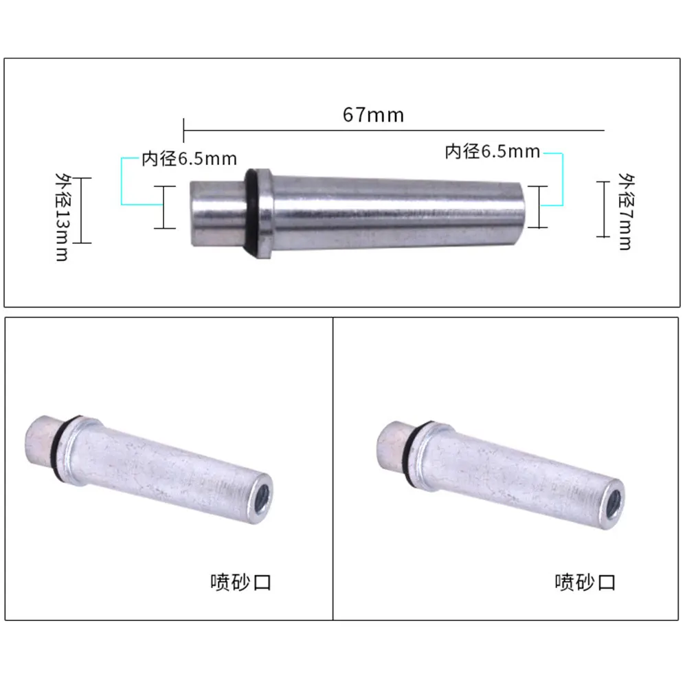 Vehemo Small Sandblasting Gun Machine Sand Blasted Device and Blasting Machine for Miniature Rust Removal for Pneumatic