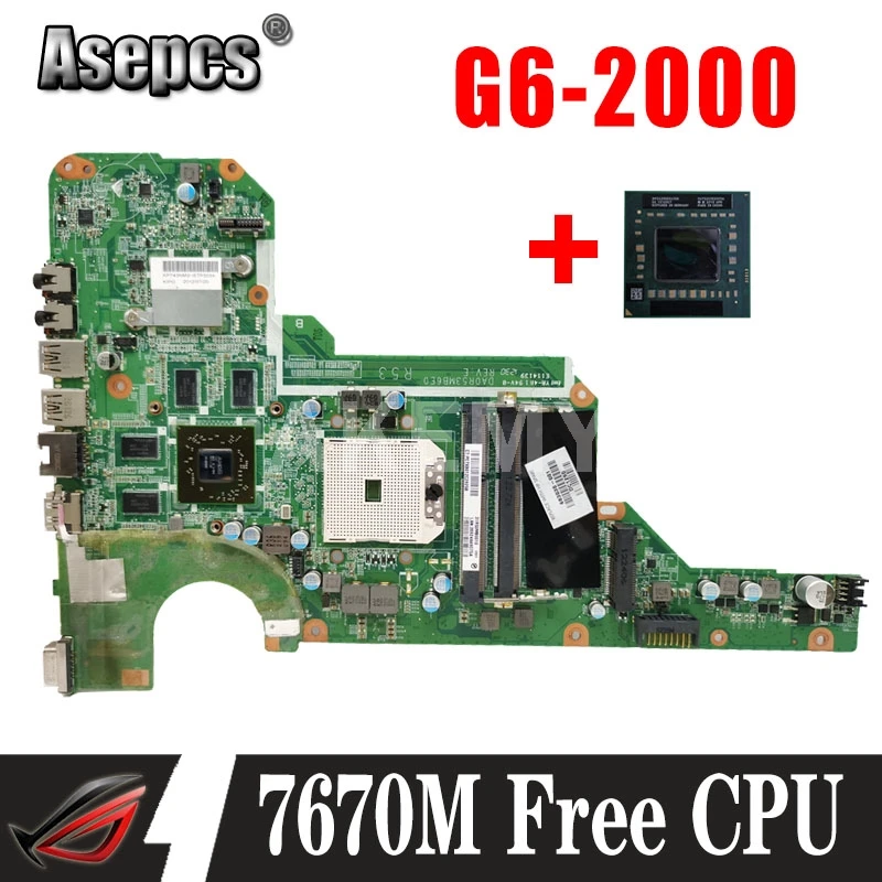 683030-001 материнская плата для Hp G4 G6 G4-2000 G6-2000 G7 G7-2000 основная 683030-501 DA0R53MB6E0 DA0R53MB6E1 7670M