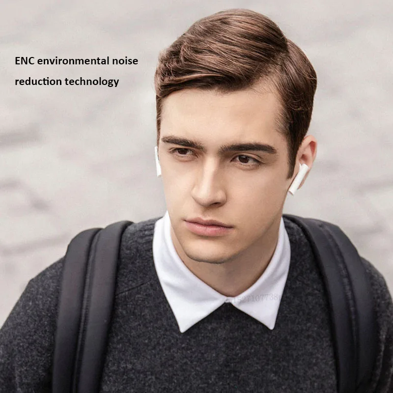 Original Xiaomi mi Air 2 TWS Headset Bluetooth 5.0 Earphone Airdots Pro 2 Long Battery ENC Auto Pause Tap Control Fast Charging