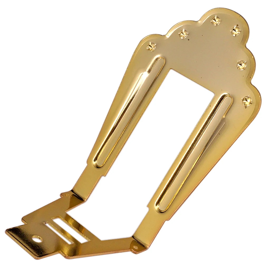 Electric Guitar Tailpiece Bridge for Jazz Archtop Guitar Instruments 6 String Guitar Musical Instrument