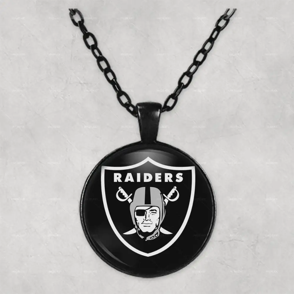 Ожерелье с фото кулоном Окленд Raiders подарок на день рождения матери симпатичная