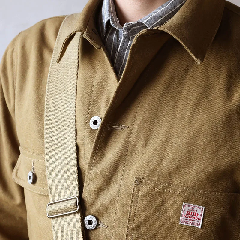 Deals JK-0001 Read Description! Asian size very good quality cotton canvas wax water proof chore coat