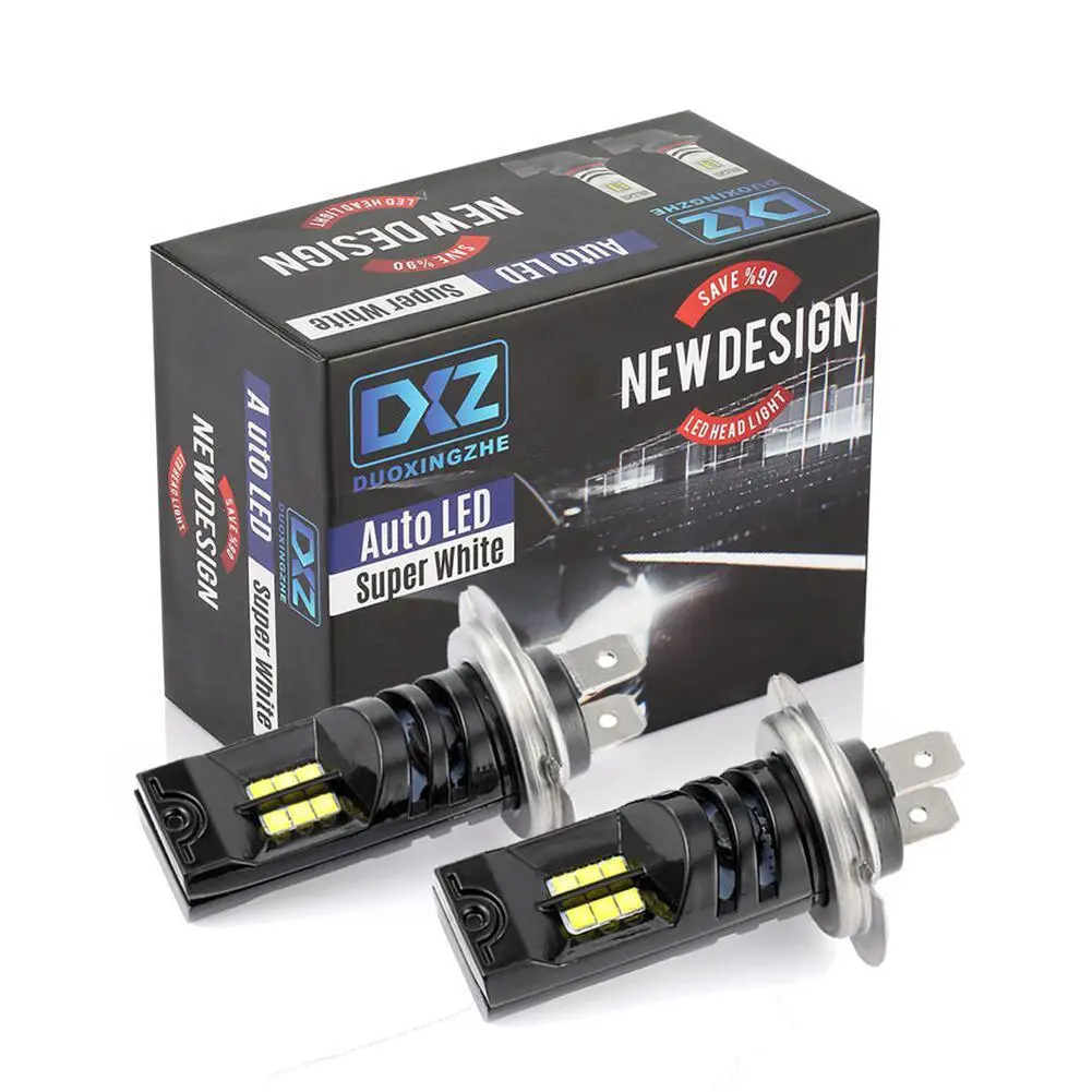 

HiMISS 2PCS High Power Car LED Fog Light H7 CREE 12 LED Headlight Bulb