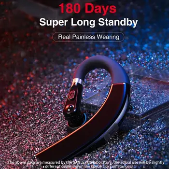 

M11 Bluetooth Wireless Headset Business Phone Hands-Free Earplugs With Microphone Business Sports Single Hanging Ear Headset