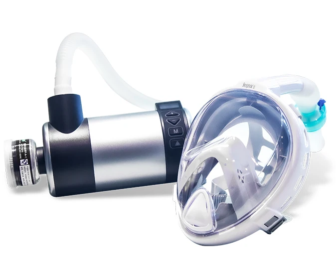 

PAPR Air Respirator Mask - Electric Powered Positive-pressure Full Face Respirator System