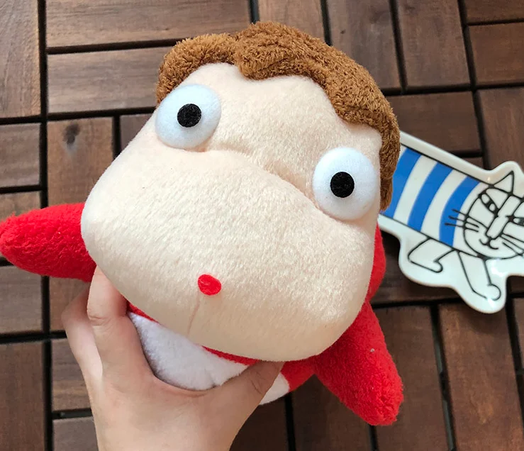 Ponyo on Cliff PONYO Princess Soft authentic Plush Toy Doll STUDIO GHIBLI 21cm New Gift Japan