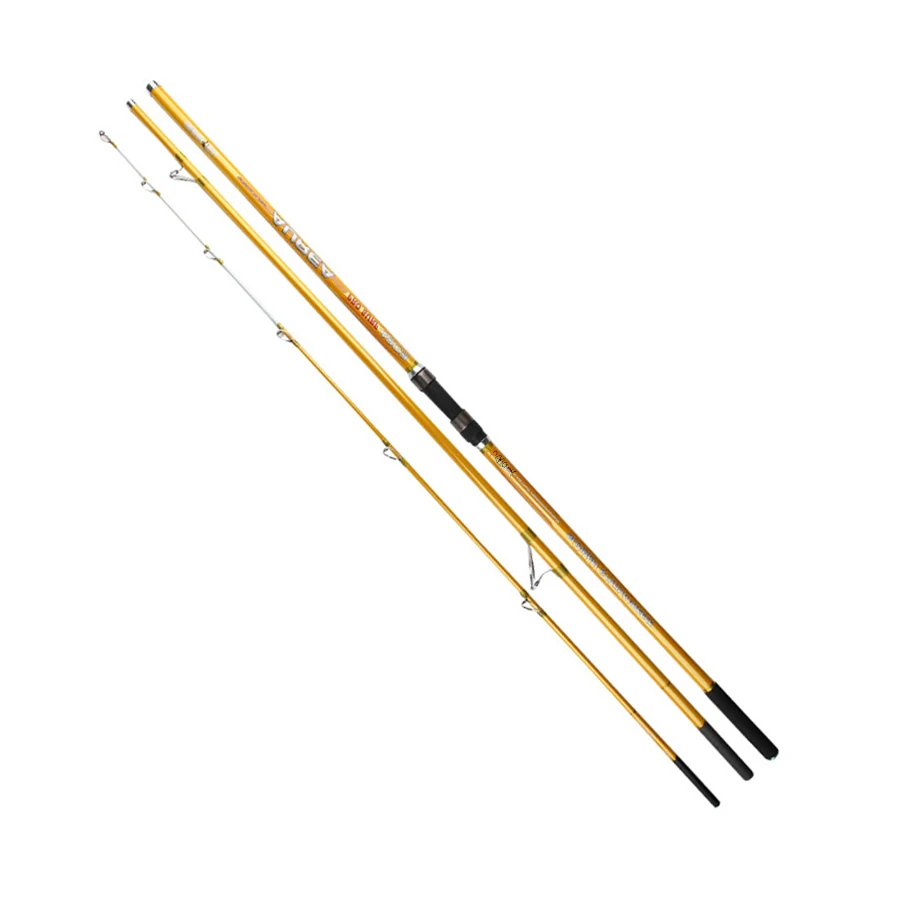 4.2M 250g leurre poids Surf Rod plage longue coulée 3sections loin tir haute distance de carbone lancer pesca surf carpe canne à pêche