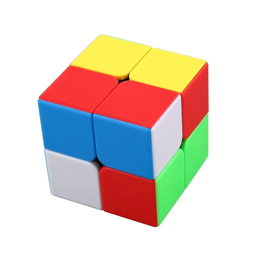 Классические игрушки 2x2x2 5 см скорость для красочный магический куб головоломка Cubo Magico наклейка для детей обучающая игрушка