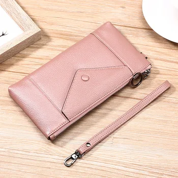 

Women Wallet Leather Design Pocket Card Holder Wallet Female Long Zip Clutch Coin Purse
