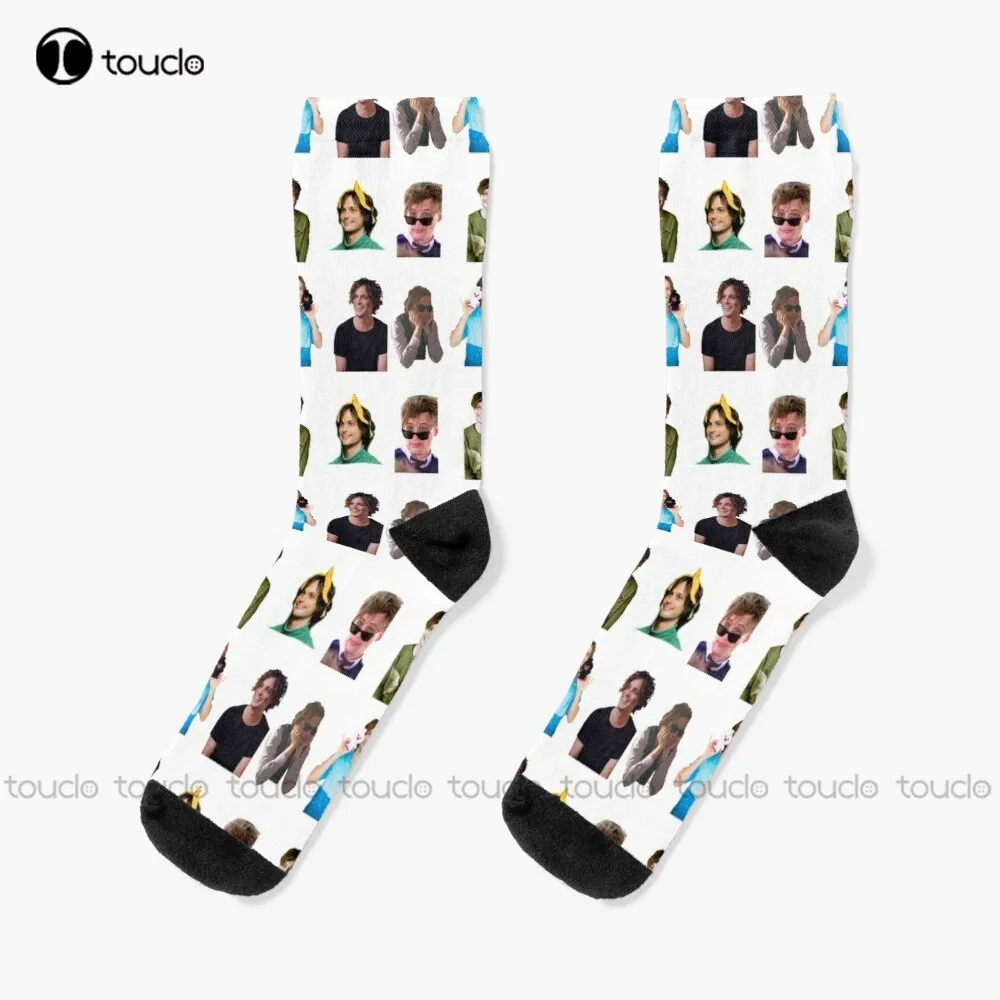

Matthew Gray Gubler Design Socks Cow Socks Christmas New Year Thanksgiving Day Gift Unisex Adult Teen Youth Socks Custom