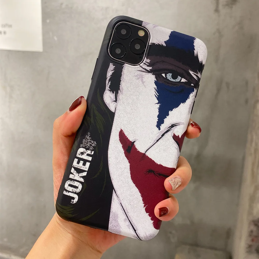 Netarlier модный Смешной клоун Половина лица Джокер чехол для телефона iPhone 11Pro Max Xsmax XR