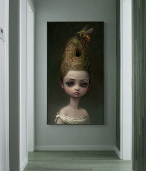 

Mark Ryden Childish Strange Dark World Queen Bee Art Canvas Poster Painting Wall Picture Print Home Bedroom Decoration Artwork