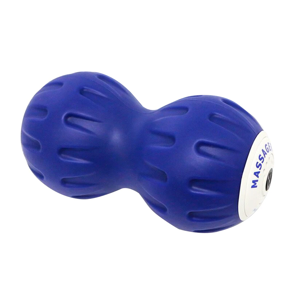 Fitness Roller Muscle Relax Massage Ball Training Vibrate Slimming Electric Yoga Head Peanut Shape Neck Body Release