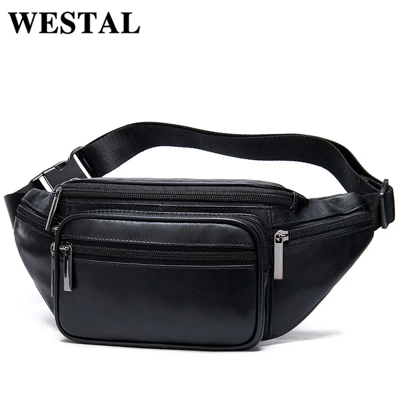 

2019 large retro slung small pockets new men's sheepskin pockets designer fanny pack fanny bag