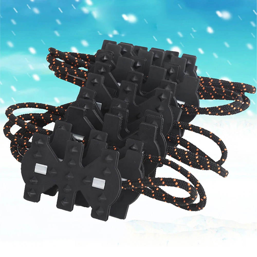 

4pcs Car Tire Chain Anti-skid Winter Snow Ice Mud SUV Truck Wheel Strap Kit TPU
