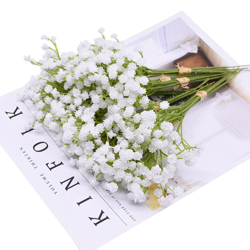 White Gypsophila Artificial Flowers - GoTulips