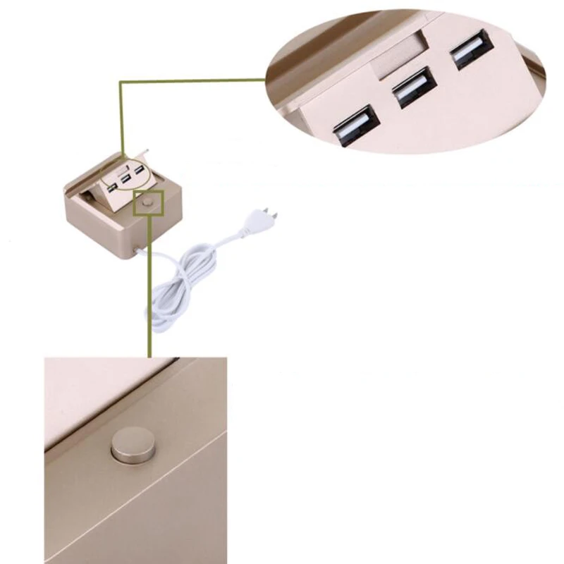 Универсальный 3 usb порта Смарт США/ЕС-разъем, для поездок AC гнездо адаптера питания настенное зарядное устройство для сотового телефона