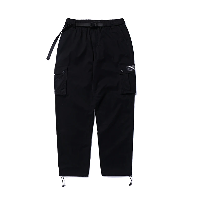 Несколько мешков брюк свободные регулируемые брюки для мальчиков тренировочные однотонные камуфляжные штаны для танцев-индивидуальные черные SMLXL