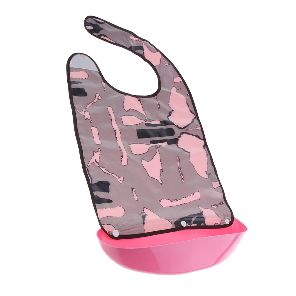 Reusable Washable Adult Bib for Senior Men Women Patients Elderly