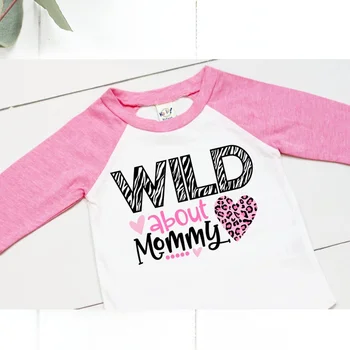 

Custom Wild About Mommy Shirt Valentine Day Shirt My First Valentines Day Toddler Shirt Kids Shirt Leopard Heart Zebra Shirt