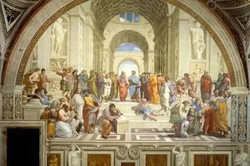 

SCHOOL OF ATHENS - RAPHAEL ART SILK POSTER Decorative painting 24x36inch