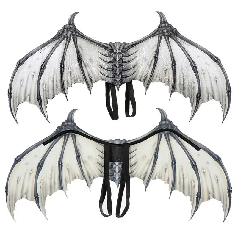 Halloween Nonwoven Devil Bone Wings Foldable Party Cosplay Wings