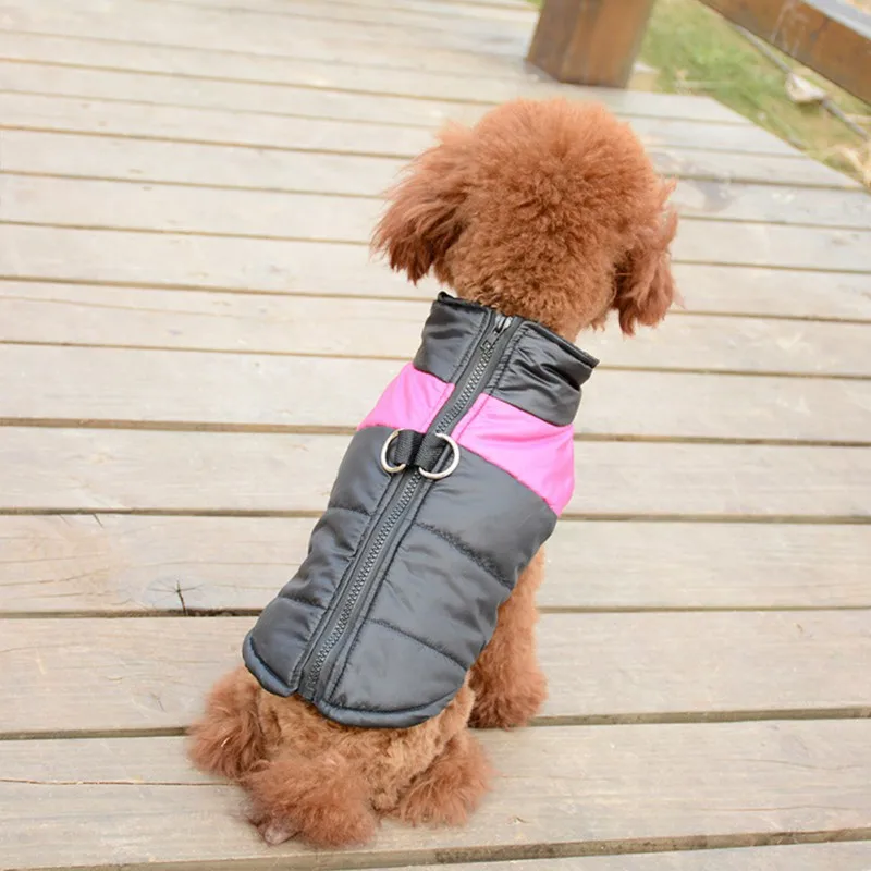 

Pet Dog Warm Coat Vest Chihuahua Warm Winter Dog Clothes Waterproof Thicken Jacket Coat For Small Medium Large Dogs S-XL