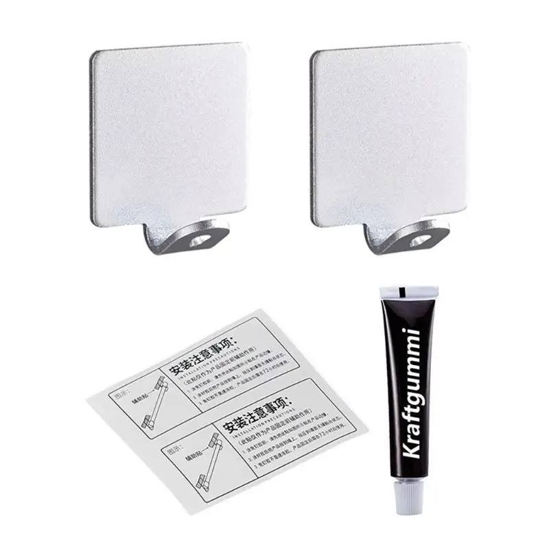 2 шт. Набор держателей для крючков, вилка для бритвы, один крючок, клейкая вешалка, настенная вешалка для хранения халата, органайзер для двери, ванной комнаты, душа, офиса