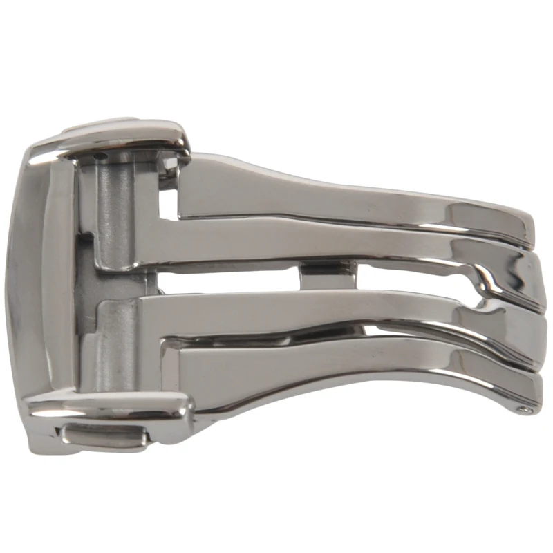 18 мм нержавеющая сталь раскладной ремешок для часов Складная Пряжка Застежка Omega