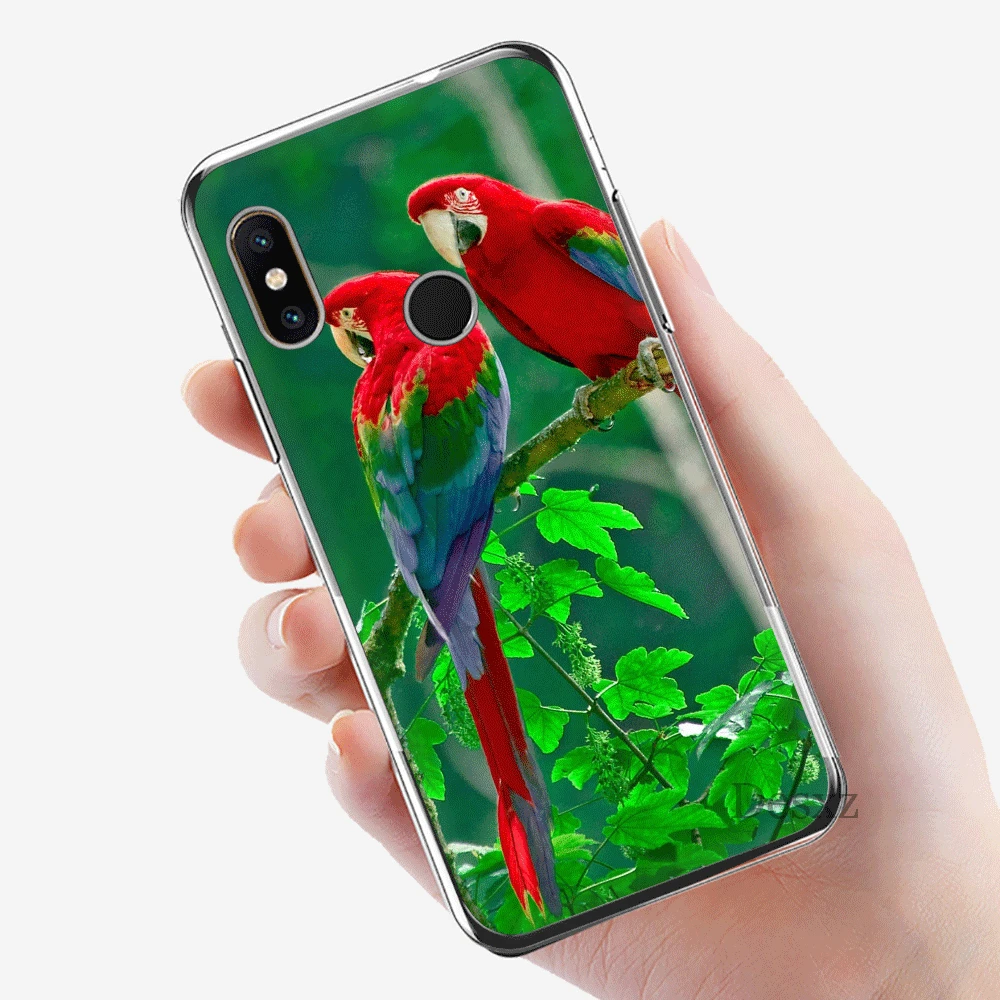 Мобильный чехол для телефона для Xiaomi mi CC9 CC9E 9T mi x 2 S, 6, 8, 9, SE A1 A2 5X 6X макс 3 A3 Pro Lite чехол попугай - Цвет: 7