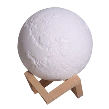 

3D Lunar Light Humidifier 1500ML Air Humidifier Ultrasonic Humidifier Light USB Cool Mist Diffuser Aroma Essential Oil (No Batte