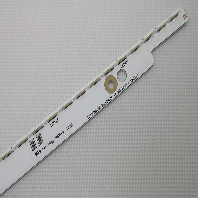 

Новинка 10 шт./лот 44LED (3 В) светодиодная лента для samsung UA32ES5500 SLED 2012SVS32 7032nb 2D V1GE-320SM0-R1 32NNB-7032LED-MCPCB