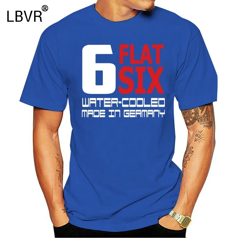 

2020 Fashion Short Sleeve Black T Shirt Flat Six 6 Watercooled 996 986 987 997 991 T Shirt Premium T Shirt T Shirt