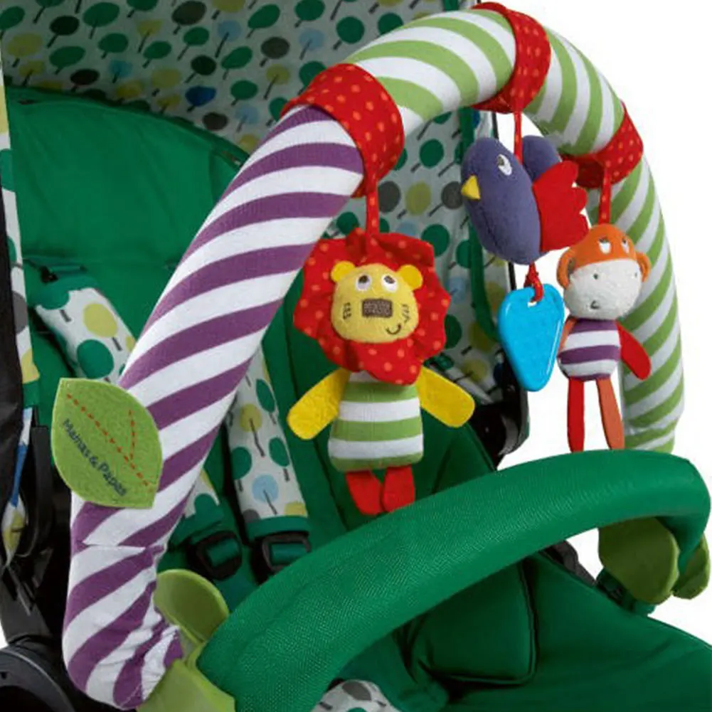 Детская кровать для новорожденных, колокольчик, коляска, кровать, Висячие колокольчики, мягкие погремушки, игрушки