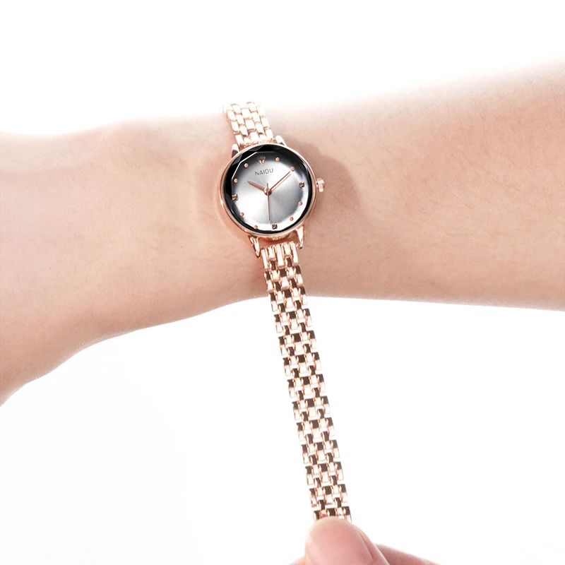 Женские часы горячая Распродажа модные красивые Кристальные часы из нержавеющей стали ремешок кварцевые наручные часы Relogio Feminino