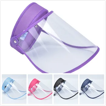 

Transparent Protective Hat Anti Droplet Dustproof Adjustable Full Covering Cap Washable Outdoor Safety Anti Spray Hats Men Women