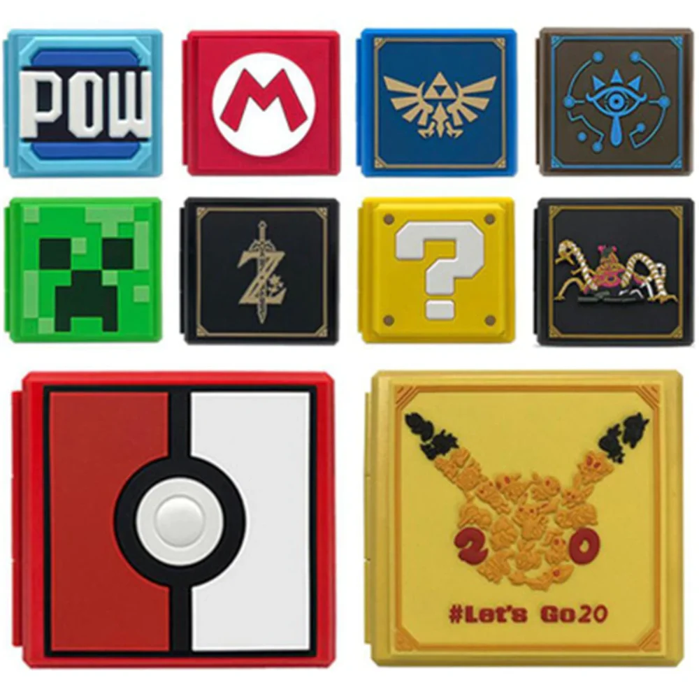 12in1 For Nintendo Switch Game Card Case Storage Box For Nintend Switch  Game Memory SD Card Holder Carry Cartridge Box|Cases| - AliExpress