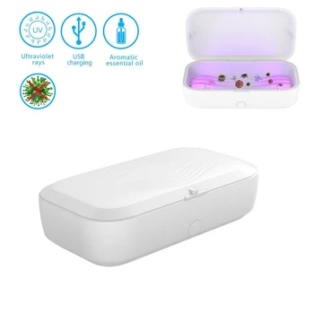 

UV Light Face Masks Sanitizer Sterilizer Box Smartphone Beauty Tools Kills 99.9% Germs AntiBacteria Disinfection Esterilizador