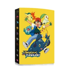 Album carte pokémon Grand Format 4, 240 pièces, boîte à cartes de collection, livre jeu de personnages, classeur, dossier, jouet, cadeau