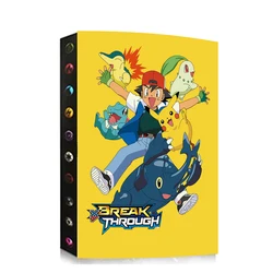 Album carte pokémon Grand Format 4, 240 pièces, boîte à cartes de collection, livre jeu de personnages, classeur, dossier, jouet, cadeau 