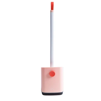 

Silicone Toilet Brush Toilet Bowl Cleaner Toilet Brush Cherry Hand Brush Toilet Cleaning Replacemen