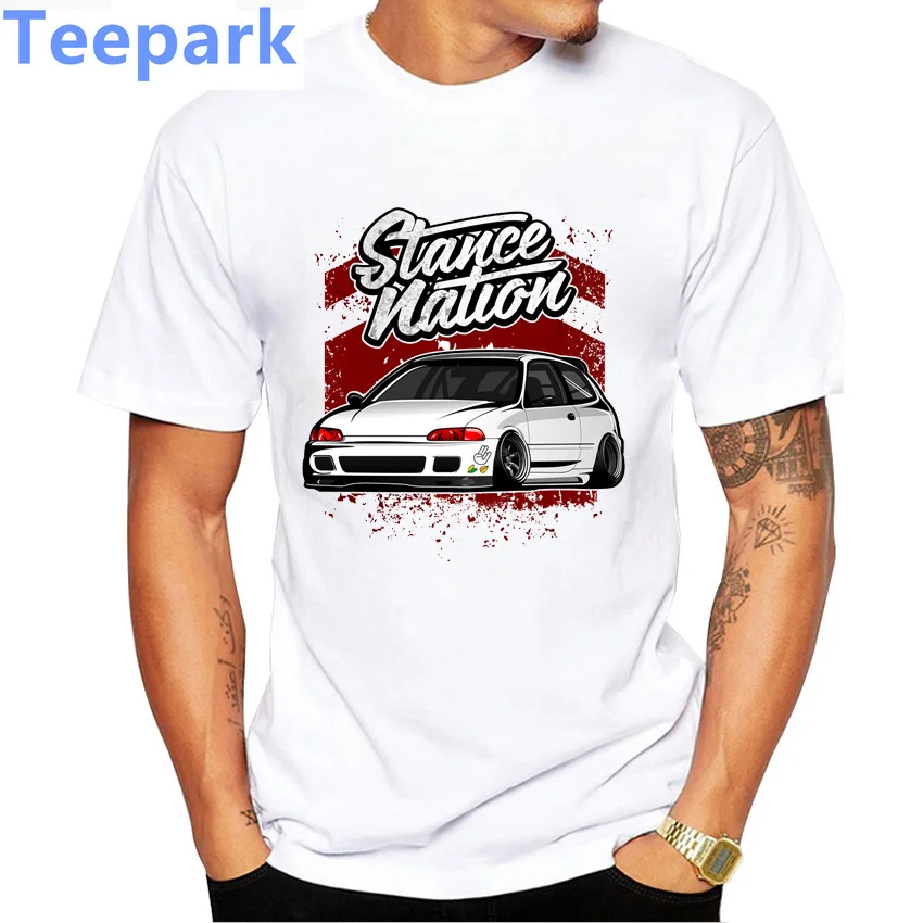 Футболка мужская с короткими рукавами Stancenation Civic Art повседневная тенниска без