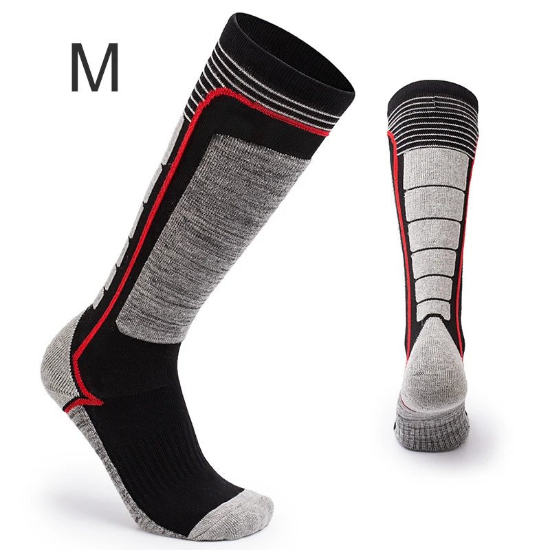 G245896A SFIT зимние теплые спортивные носки мужские утепленные махровые Термо носки лыжные уличные термальные носки высокие теплые зимние походные спортивные носки - Цвет: G245896A