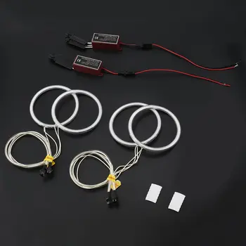 

Professional Non-HID Halogen Headlight Set White/Yellow Light Color LED CCFL Angel Eyes Halo Rings Kit for BMW E46 E87