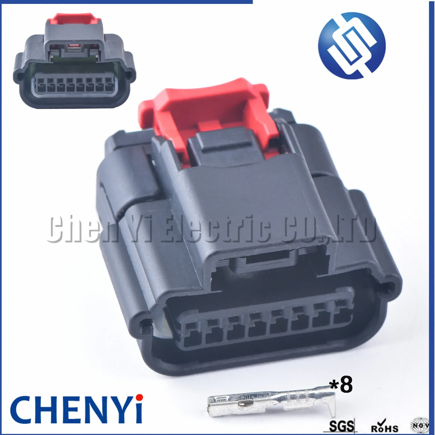 Jst 8 Pin Waterproof Auto Mass Air Flow Maf Meter Sensor Plug Connector